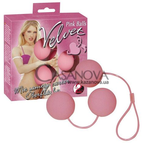 Основне фото Вагінальні кульки Velvet Pink Balls рожеві