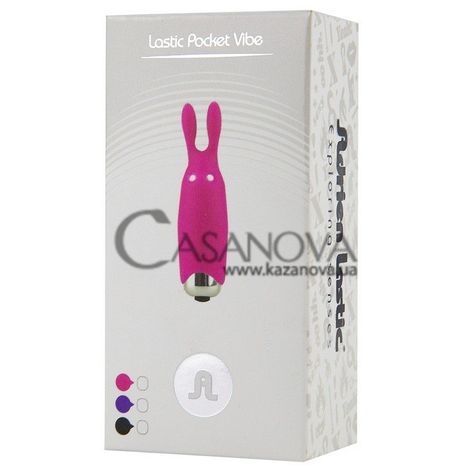Основне фото Кліторальний вібратор Lastic Pocket Vibe Rabbit фіолетовий 8,5 см