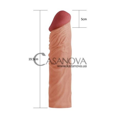 Основне фото Подовжувальна насадка Pleasure X-Tender тілесна 19,1 см