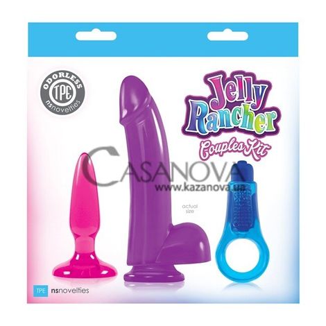 Основное фото Набор из 3 секс-игрушек Jelly Rancher Couples Kit разноцветный