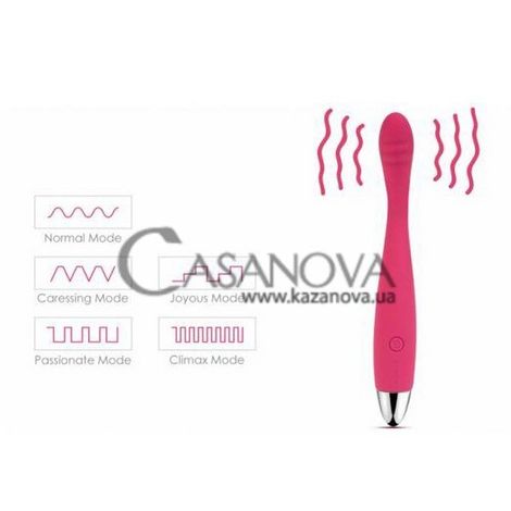 Основное фото Вибратор для точки G Svakom Cici Flexible Head Vibrator красный 18,2 см