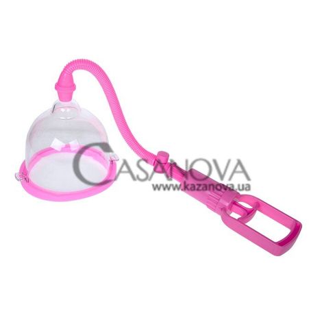 Основное фото Вакуумная помпа для увеличения груди Breast Pump розовая