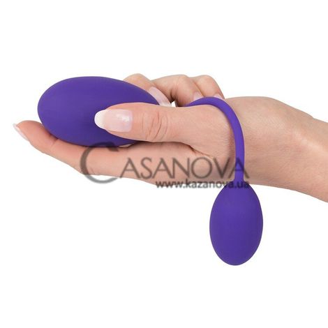 Основне фото Анально-вагінальні кульки Go-Gasm Pussy & Ass Balls фіолетові