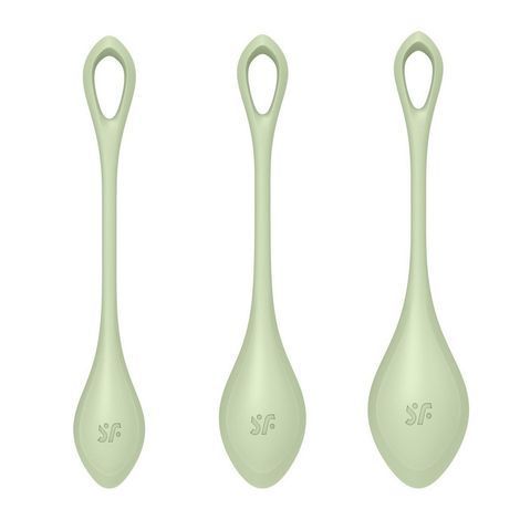 Основне фото Комплект вагінальних кульок Satisfyer Yoni Power 2 зелений