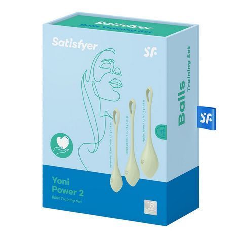 Основне фото Комплект вагінальних кульок Satisfyer Yoni Power 2 зелений