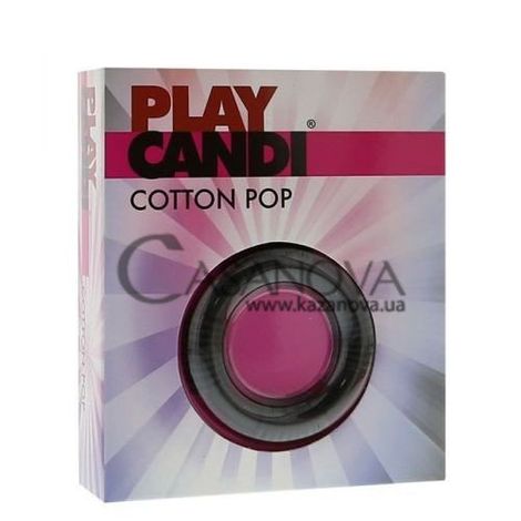 Основное фото Эрекционное кольцо Play Candi Cotton Pop чёрное