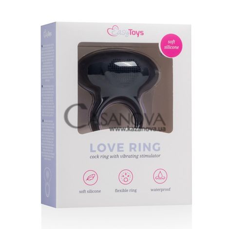 Основное фото Эрекционное виброкольцо Love Ring Easy Toys черное