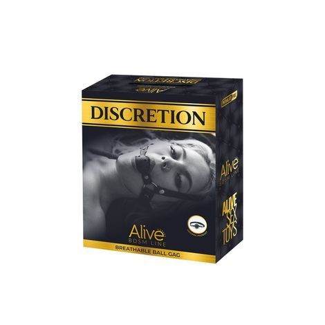 Основное фото Кляп с отверстиями Alive Discretion красный