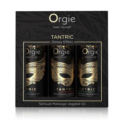 Основне фото Набір масажних олій Orgie Tantric Glossy Effect 90 мл