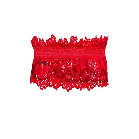 Основное фото Подвязка Obsessive Amor Cherris garter красная