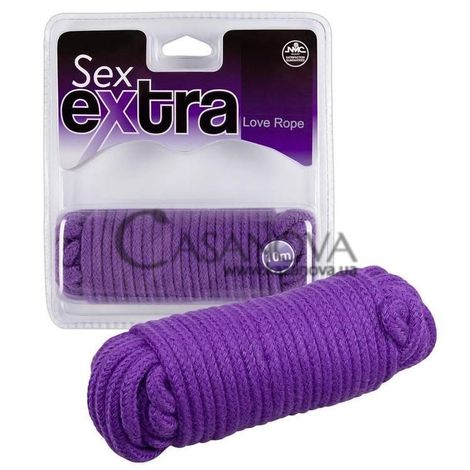 Основне фото Тонка мотузка Sex Extra фіолетова 10 м