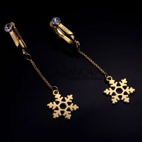 Основное фото Украшения для клитора и половых губ Upko Non-pierced Jewelry Snowflake золотистые