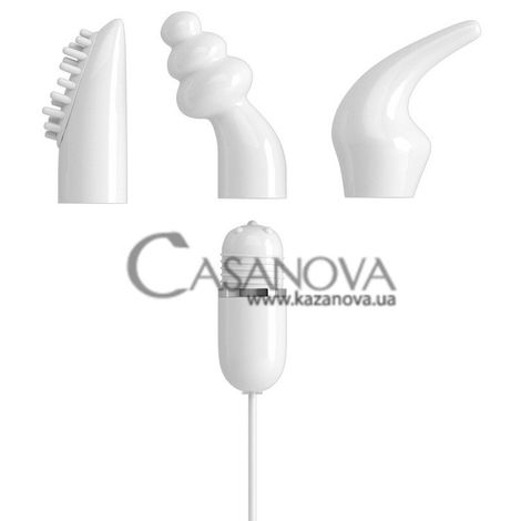 Основне фото Віброкуля з насадками iSex USB Massage Kit білий
