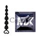 Дополнительное фото Анальная цепочка Black Mont Elite Lover's Beads чёрная 17,4 см