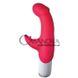 Дополнительное фото Rabbit-вибратор SToys Ashley Double Stimulation красный с белым 14 см