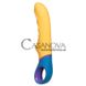 Дополнительное фото Вибратор для точки G PMV20 G-Spot Vibrator жёлто-голубой 23 см