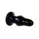 Дополнительное фото Анальная вибропробка Rear Rocker Vibrating Glass черная 9,8 см