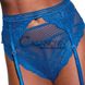 Додаткове фото Комплект білизни Baci 3pc Lace & Mesh Bra Garter & Panty Set синій