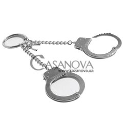 Основне фото Наручники Sex and Mischief Ring Metal Handcuffs сріблясті