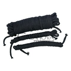 Основне фото Набір мотузок Bad Kitty Naughty Toys Bondage Ropes чорний
