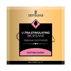 Основное фото Пробник лубриканта Sensuva Ultra-Stimulating On Insane сладкая вата 6 мл