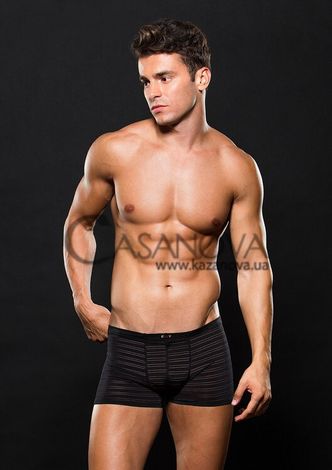 Основное фото Боксеры Baci Microfiber Boxer Stripe S/M чёрные