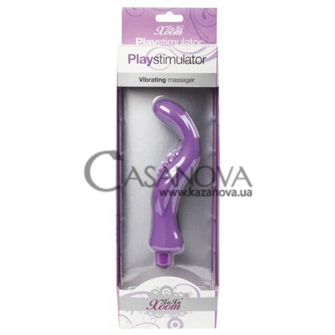 Основное фото Клиторально-вагинальный стимулятор Playstimulator фиолетовый 17 см