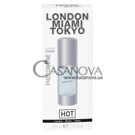 Основное фото Концентрат феромонов для женщин Hot London Miami Tokyo 15 мл