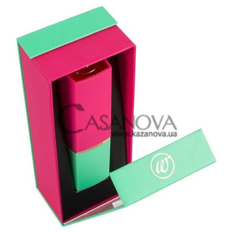 Основне фото Вакуумний стимулятор для клітора Womanizer 2Go рожево-зелений 13 см