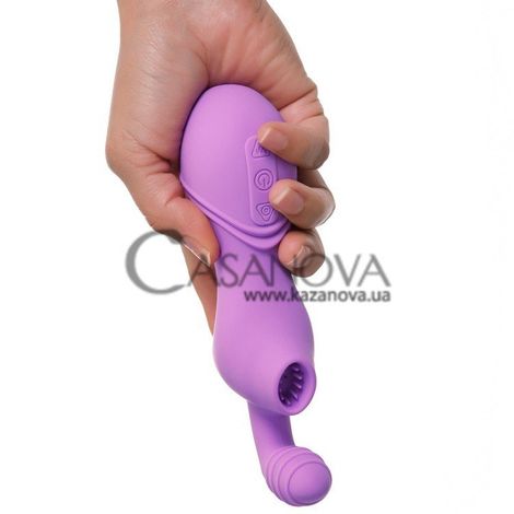 Основное фото Вибратор с имитацией орального секса Fantasy For Her Tease n`Please-Her фиолетовый 17 см