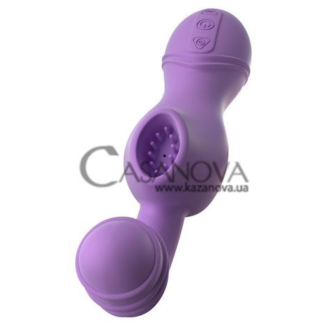 Основное фото Вибратор с имитацией орального секса Fantasy For Her Tease n`Please-Her фиолетовый 17 см
