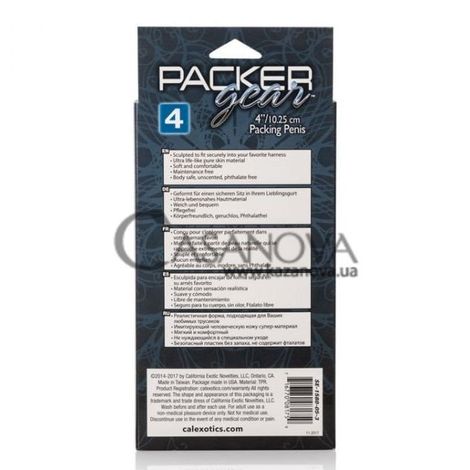Основное фото Фаллоимитатор Packer Gear 4 телесный 10,3 см