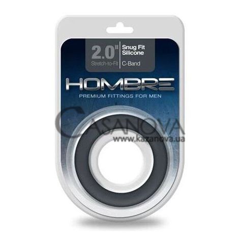 Основное фото Эрекционное кольцо Hombre Snug-Fit Silicone C-Band чёрное