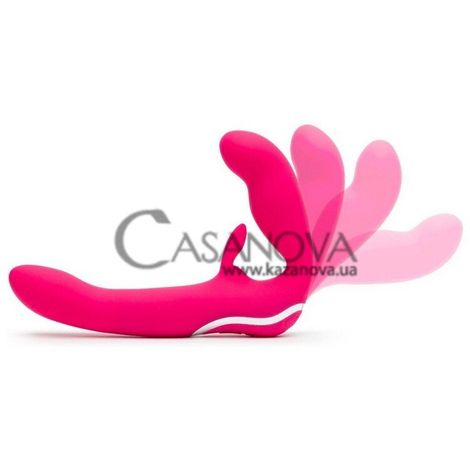 Основное фото Безремневой страпон Happy Rabbit Strapless Strap-On розовый 20,3 см