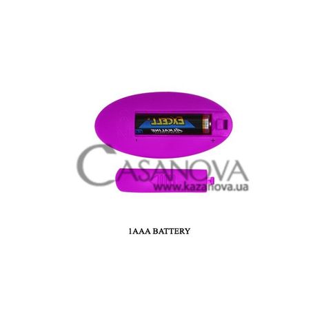 Основное фото Анальный вибростимулятор с толчками Pretty Love BI-014647W пурпурный 12,3 см