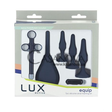 Основне фото Набір анальних іграшок Lux Active Equip темно-синій