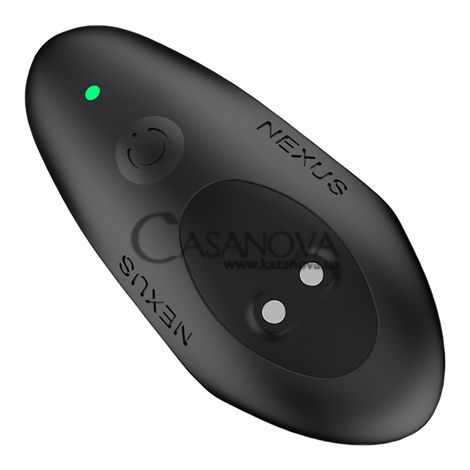 Основне фото Анальна вібропробка Nexus Duo Butt Plug Small чорна 9,8 см