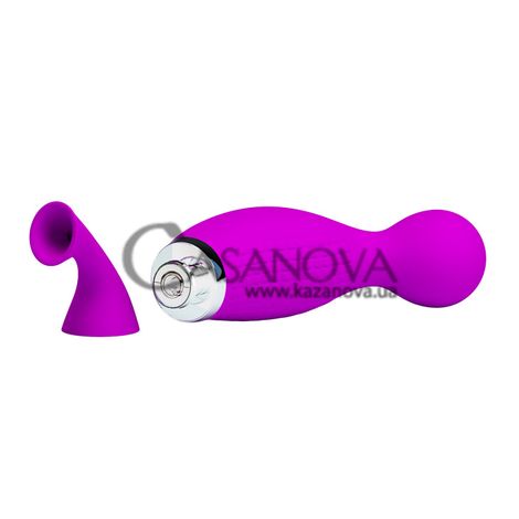 Основное фото Двухсторонний вибратор Lybaile Pretty Love Magic Flute фиолетовый 17,8 см