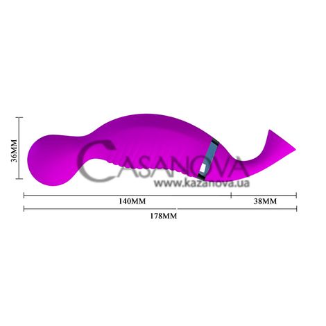 Основное фото Двухсторонний вибратор Lybaile Pretty Love Magic Flute фиолетовый 17,8 см