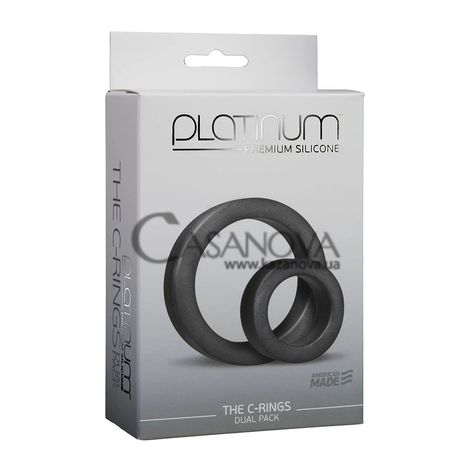 Основное фото Набор эрекционных колец Platinum The C-Rings черный.