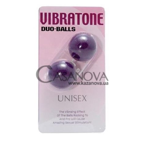Основное фото Вагинальные шарики Vibratone Duo-Balls фиолетовые