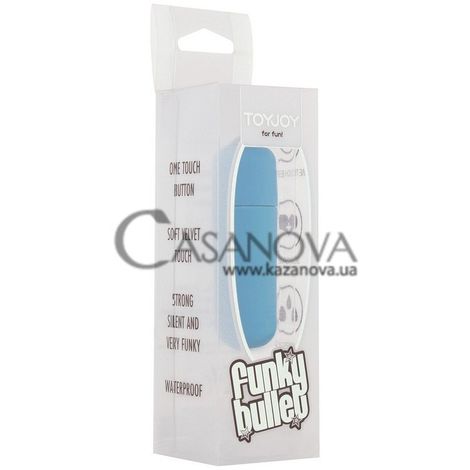 Основное фото Вибропуля Funky Bullet синяя 5,5 см