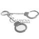 Додаткове фото Наручники Sex and Mischief Ring Metal Handcuffs сріблясті