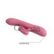 Додаткове фото Rabbit-вібратор з відростком-ротатором Lybaile Pretty Love Chris рожевий 20,5 см