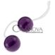 Додаткове фото Вагінальні кульки Vibratone Duo-Balls фіолетові