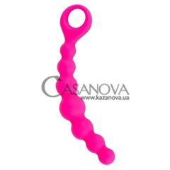 Основное фото Анальная цепочка Colorful Joy Pink Anal Beads розовая 19,5 см