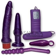 Основне фото Вібронабір анальних іграшок Anal Passion Set фіолетовий