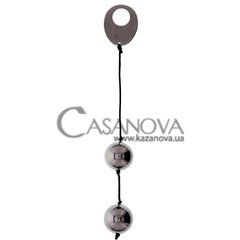 Основное фото Вагинальные шарики из металла Domino Metallic Balls чёрные