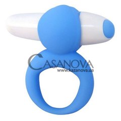 Основное фото Виброкольцо Play Candi Ring Pop голубое