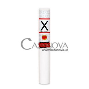 Основное фото Стимулирующий бальзам для губ унисекс Sensuva X on the Lips Strawberry с феромонами 2 г